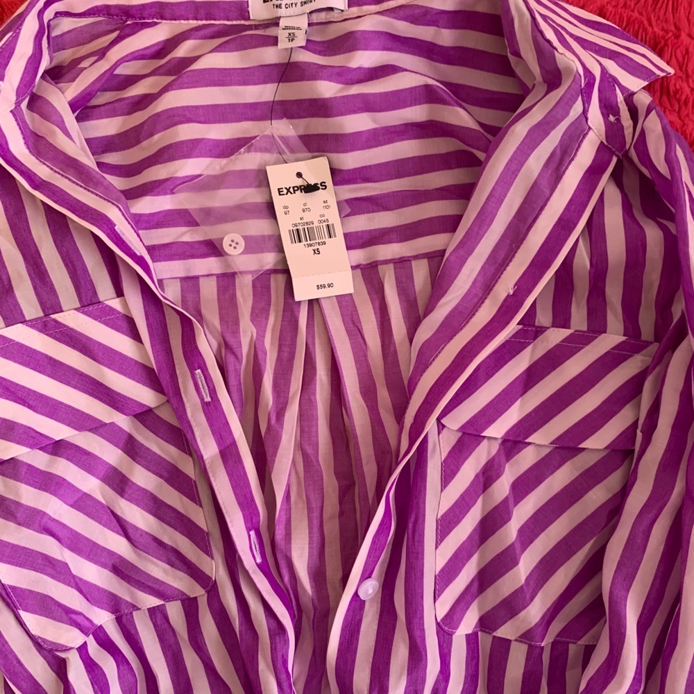 Express size XS button up shirt